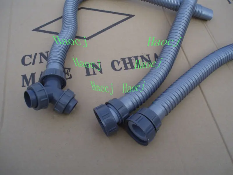 De Plástico Doble Manguera De Desagüe Fregadero Manguera De Residuos