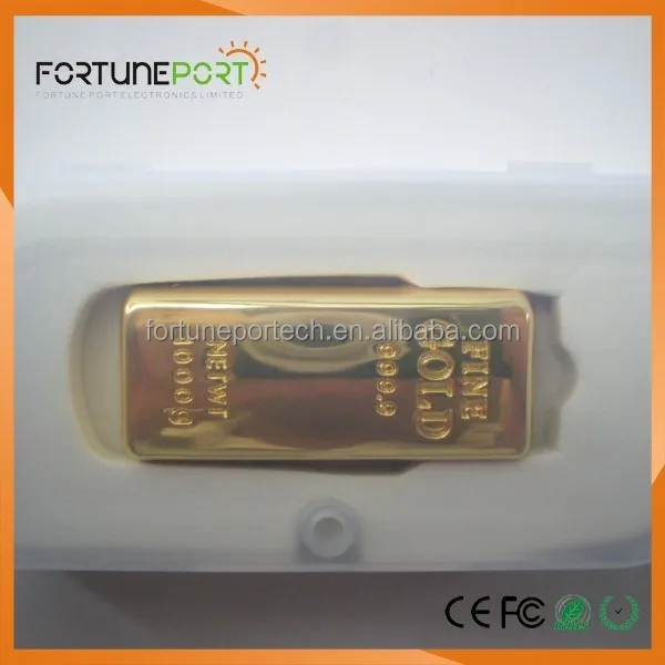 stick gold usb flash drives 16gb/32gb/64gb for xmas promotion