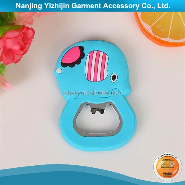 oem and odm promotion gift pvc bottle opener fridge magnet