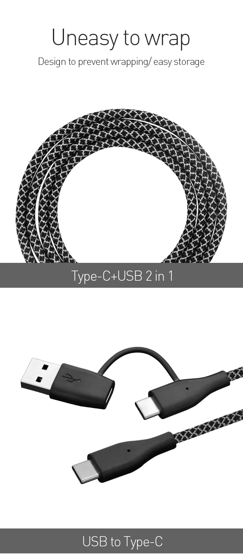 L-CUBIC Hot selling Retractable USB fast charging data cable type c charger cable for android mobile phone - ANKUX.COM