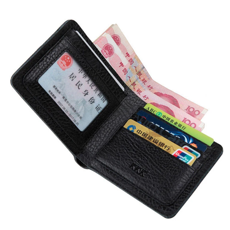 Fashion Mens Genuine Leather Wallet Bifold Alligator Crocodile Pattern Mens Wallets Black Credit ID Card Slots Purse Best Gift