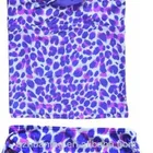 purple print hot girl sexy swimwear of kids vest set