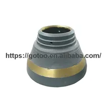 Hot selling high manganese steel casting Metso Extec Kleemann Pegson cone crusher spare parts