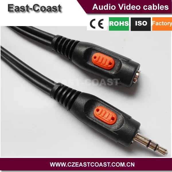 New design 3.5mm stereo male to female extend aux cable - ANKUX.COM