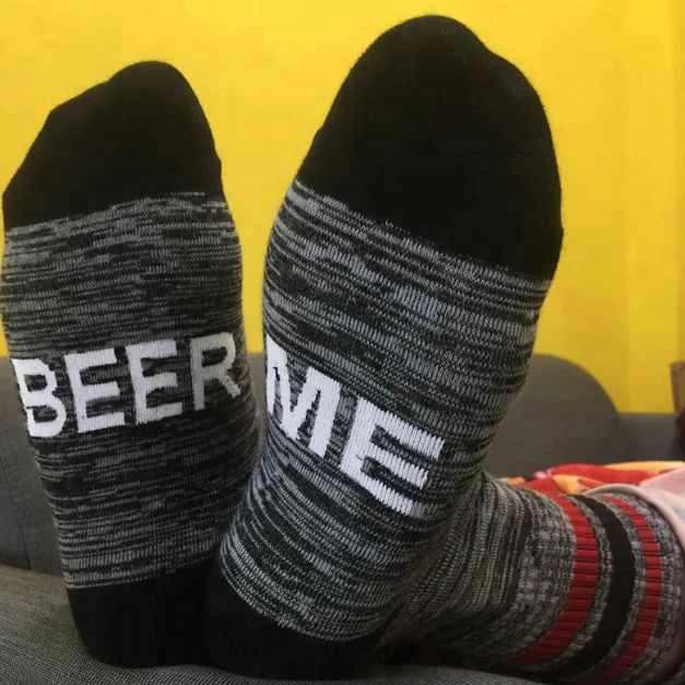 2017 fabrik Anpassen Lustige Buchstaben Socken Bier MICH Baumwolle Socken