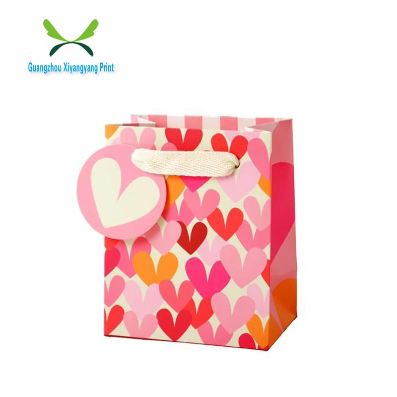 customized paper gift bag foldable shopping paper bag with logo