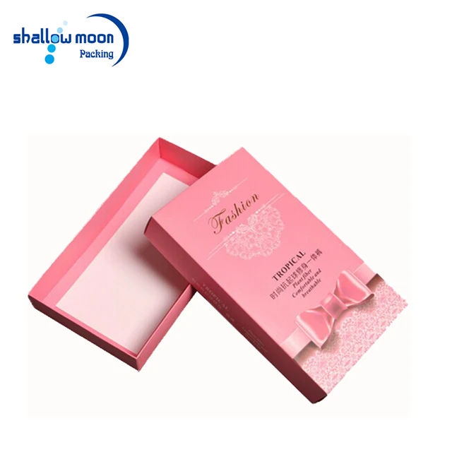 custom logo printing pants packaging cardboard gift boxes rect