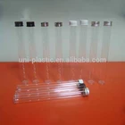 UNI ID 22mm packing Clear PETG test Tube with screw cap