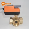 Big KV valve Central Air Conditioning on/off control Brass ball valve