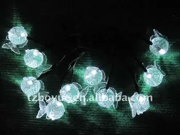 10 Led Soalr String Lights With Little Fish - Buy Solar String Light,Solar Light String,Little ...