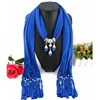 New Fashion Europe and America Jewelry Pendant Plain Tassel Scarf For Women