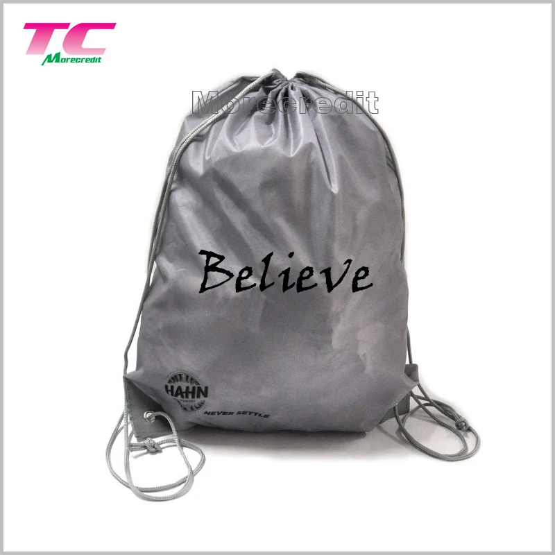 drawstring backpack sport bag for men and women school