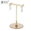 Exquisite Earrings Jewelry Organizer Cabinet T Bar Gold Earring Display for Jewelry Store