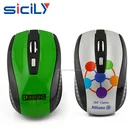 New USB Mouse Wireless Optical 2.4GHz Scroll Cordless for PC Laptop