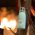 New product fashion blue 300ml travel beer stainless steel sport water bottle