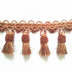 Newest Decoration Polyester Tassel Fringe Used for Curtain, Home Textile, Furniture
