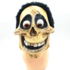 PoeticExst Halloween dress up latex Mask short hair - Realistic Latex Halloween Movie Head Mask - Coco