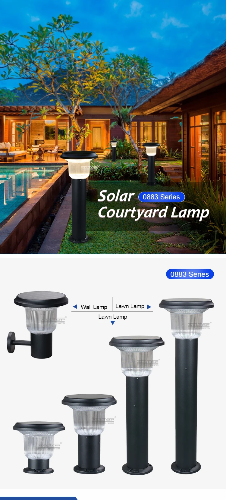 ALLTOP Factory Price best outdoor solar garden lights for sale-5