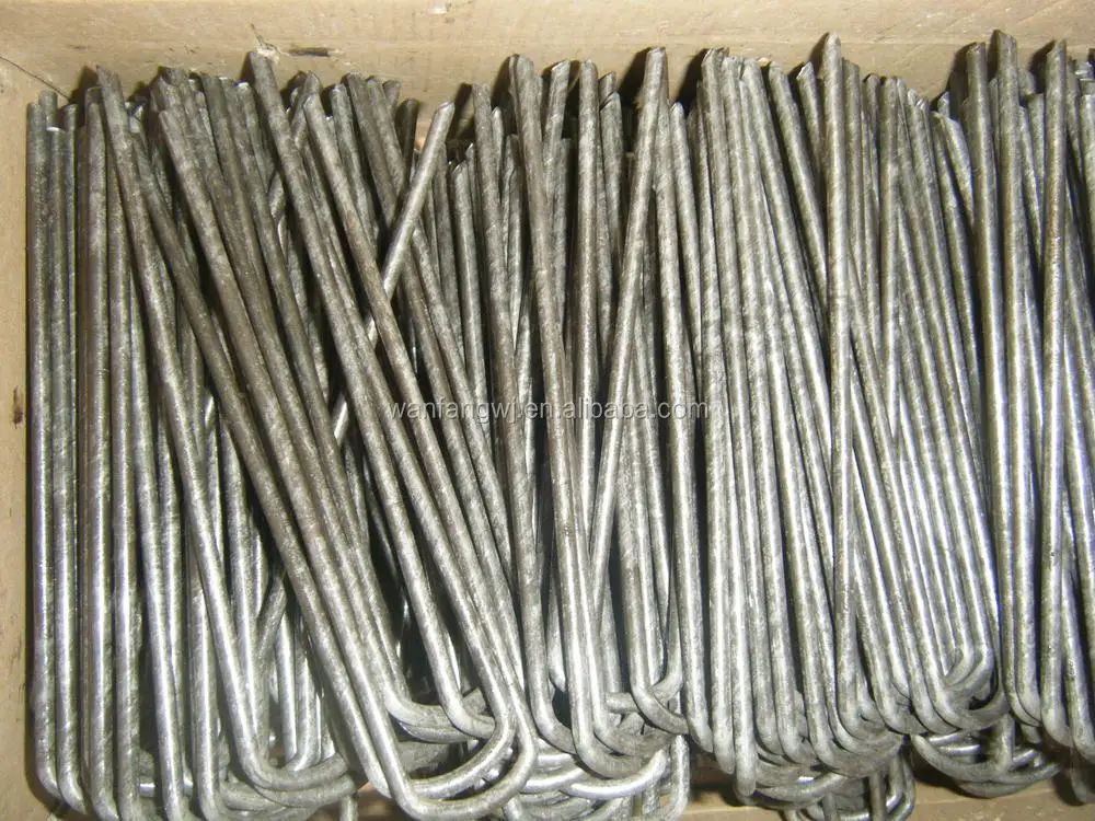 Steel U Shaped Ground/landscaping Staples/sod Stakes/pins New - Buy U
