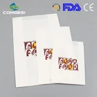 Disposable custom Shopping Waterproof brown kraft paper food packing paper bags stand up food bags