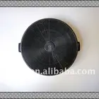 Kitchen or air range hood carbon filter