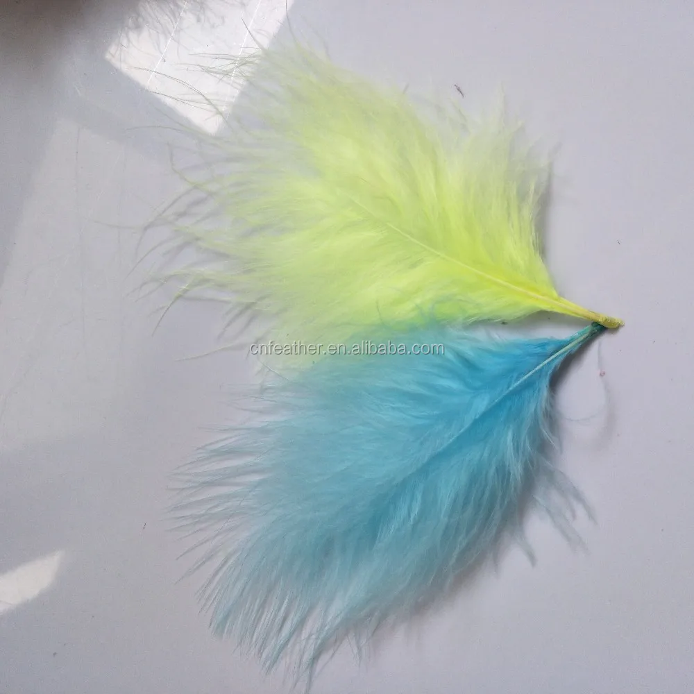 cheap sale high quality feather marabout colorful turkey marabou