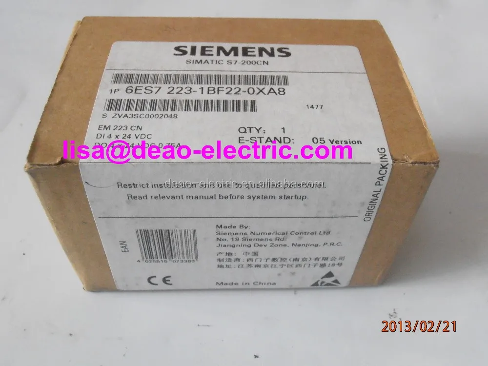 6es7223- 1bf22- 0xa8シーメンスs7-200controlllersimatics7-200業界plc、 デジタルi/oem223b-その他電装品問屋・仕入れ・卸・卸売り