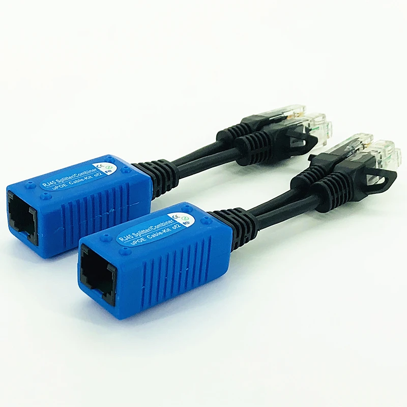 RJ45 Splitter/Combiner Upoe Cable Kit for IP Poe Camera Transmission -  China RJ45 Splitter, RJ45 Connector