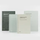 hardcover spiral notebook A5 size ruled lined paper wire bound school office writing pad in stock