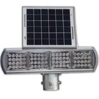 Road Safety traffic flashing led beacon light/red blue strobe warning solar signal light