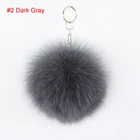 Handmade Top Quality14-16cm Fluffy Fur Wholesale Genuine Fox Fur Ball KZ151002