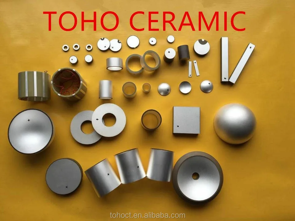 Piezo Ceramic Plate Type Pzt5h Piezoelectric Crystal Ultrasonic