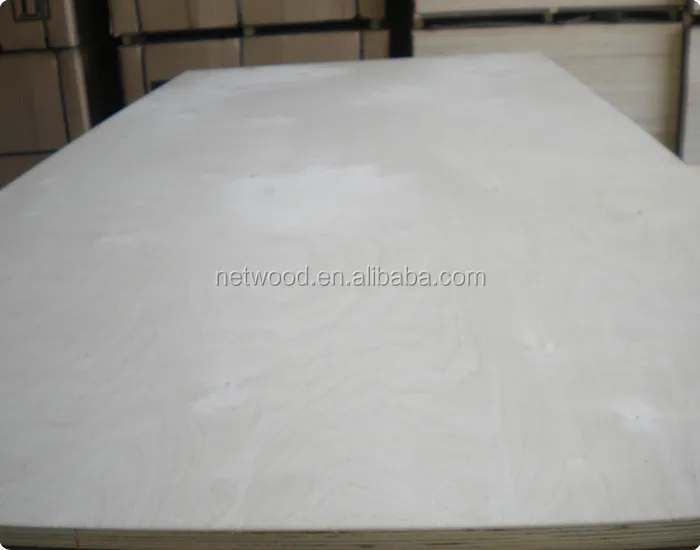 cheap 1220x2440mm poplar core 3mm white birch plywood