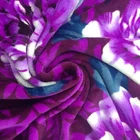 100% polyester custom printing plaid bulk back satin printed double-sided flannel fabric