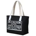 Wholesale fashion promotional custom printed white cotton canvas bag,canvas tote bag