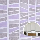 Home decoration custom printing bath room black out roman zipper roller blind