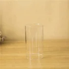 wholesale borosilicate tube glass cylinder lamp shade