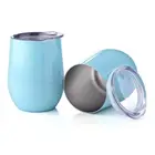 12oz Vacuum Insulated Double Layer Wall 304 Stainless Steel Wine Tumbler Cup Mug