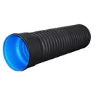 large plastic culvert twin wall corrugated plastic industrial drainage pipe