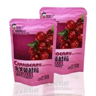 China product custom printed standing resealable laminated plastic food package for cookies candy snacks