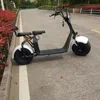 citycoco 1500W 20AH electric scooter with removable battery and strong plastic foot stand
