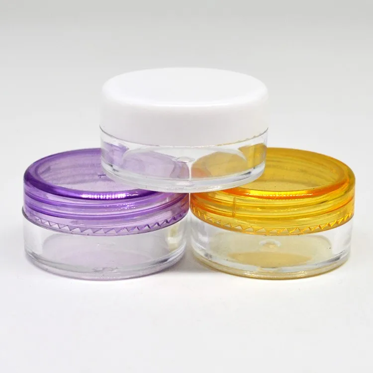 5g 10g 15g 20g 30g 50g 100g Clear Frosted Clear Glass Jar Cosmetic