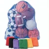 Outdoor Heavy-Duty Mesh Equipment Bag Sport Bag for Football, Basket ball, Soccer