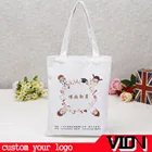 Wholesale alibaba High Quality White cotton patch shoulder bag