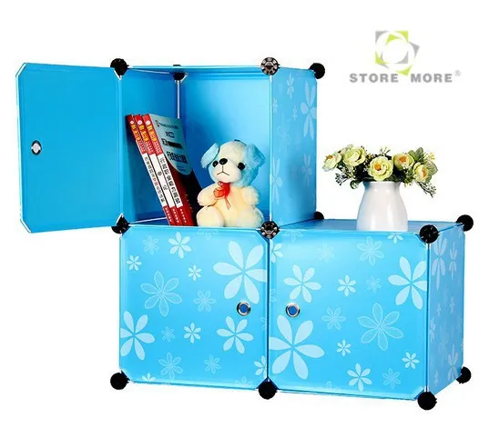 PP combination storage shelf ,DIY children's toy chest