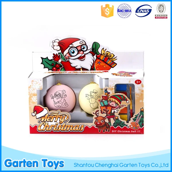 熱い販売2ピース印刷可能な装飾ぶら下げクリスマスプラスチックボール-クリスマスデコレーション用品問屋・仕入れ・卸・卸売り