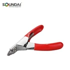 Professional Wholesale Steel Zinc Plated Custom Toe Nail Clipper With Rubber Handle