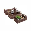 Decorative Rustic Used Food Box Cheap Wooden Crates Wholesale