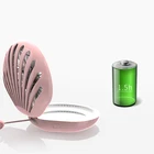 2 Fan 1 Handheld Fan Traveling Outdoor USB Rechargeable 2 Speeds Portable Desk Fan Mini Personal Handheld Fan