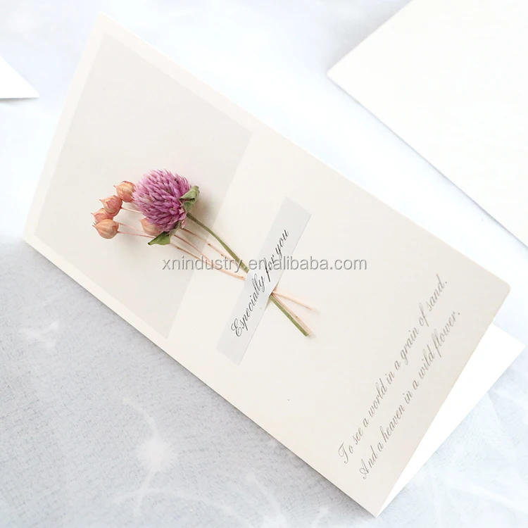special gift nature greetings custom natural dried flower